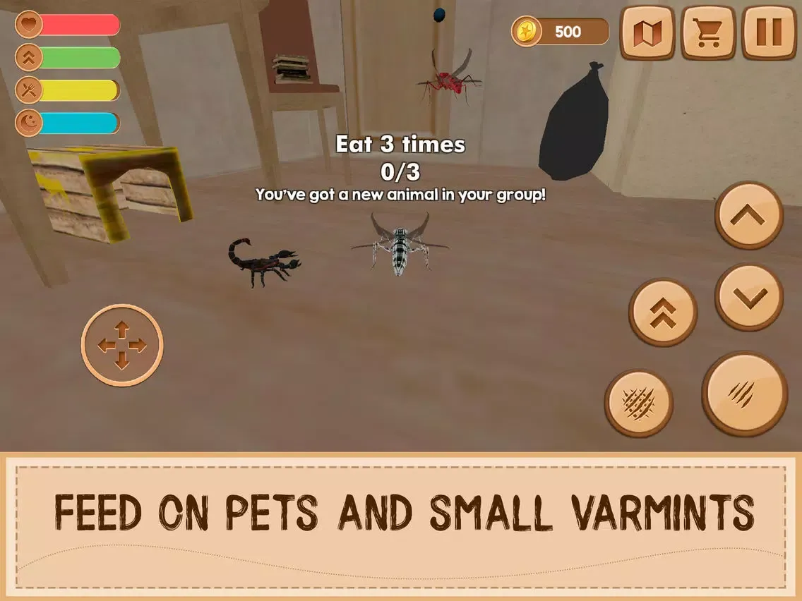 Ảnh chụp màn hình của Mosquito Insect House Survival iPad 