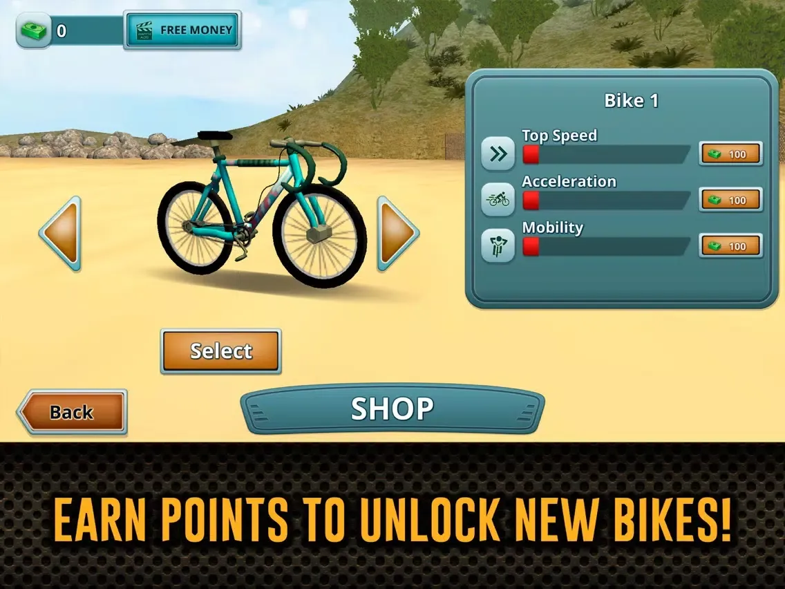 MTB Downhill Cycle Racing iPad  স্ক্রিনশট