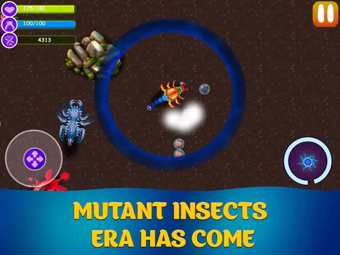 Screenshot di Mutant Insect Evolve Sim iPad 