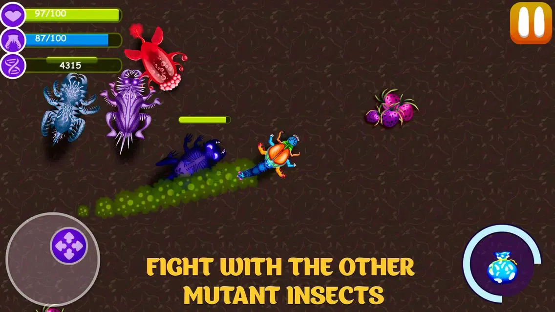 Screenshot di Mutant Insect Evolve Sim