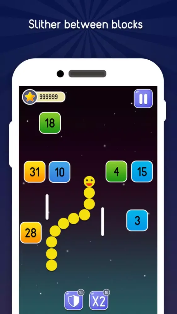 Slither Snake vs Bricks スクリーンショット