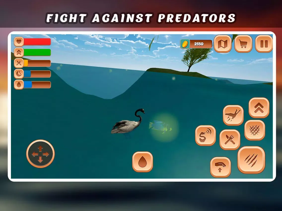 Capturas de pantalla de Swan Bird Simulator 3D iPad 