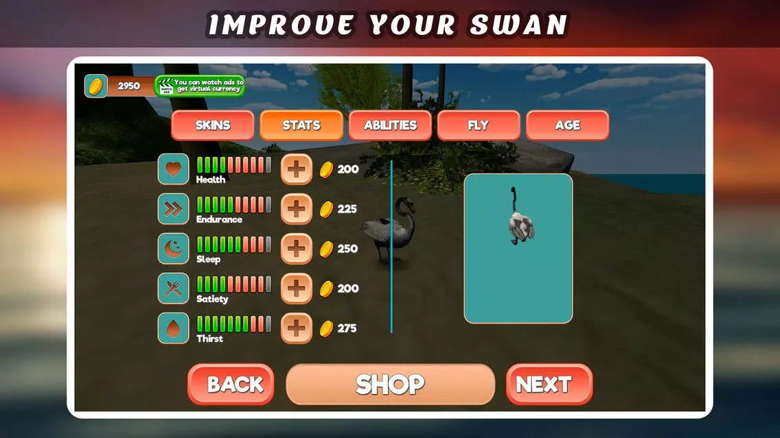 Capturas de pantalla de Swan Bird Simulator 3D