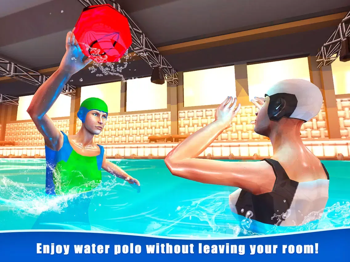 Tangkapan skrin Water Polo Swimming Sports 3D iPad 