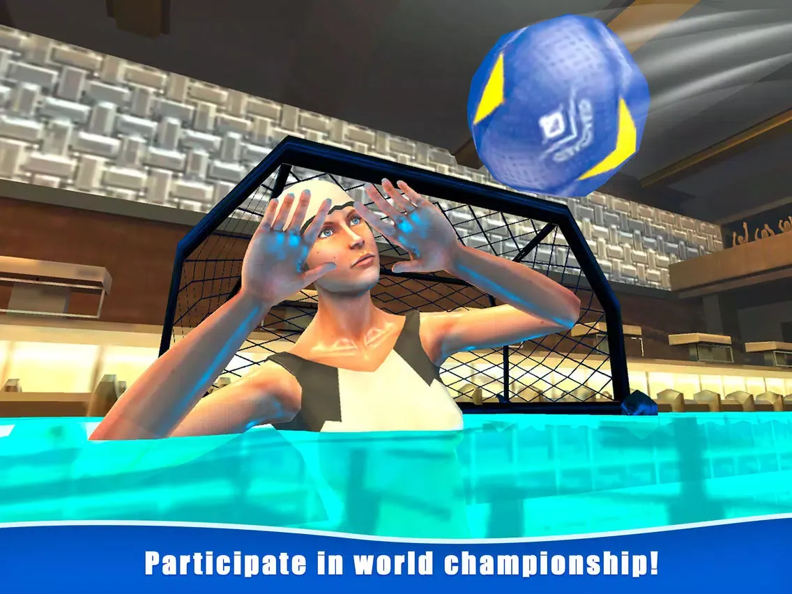 Tangkapan skrin Water Polo Swimming Sports 3D iPad 