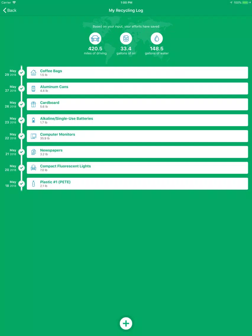 RecycleNation iPad  स्क्रीनशॉट