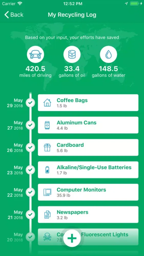 Captures d'écran de RecycleNation