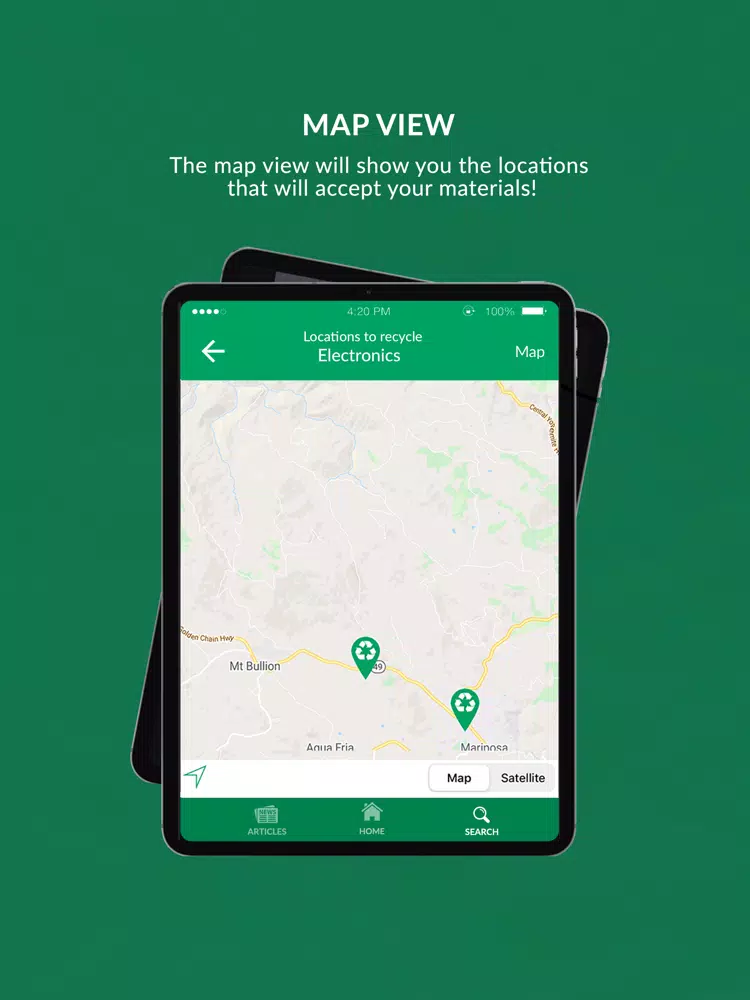 RecycleNation iPad 應用截圖