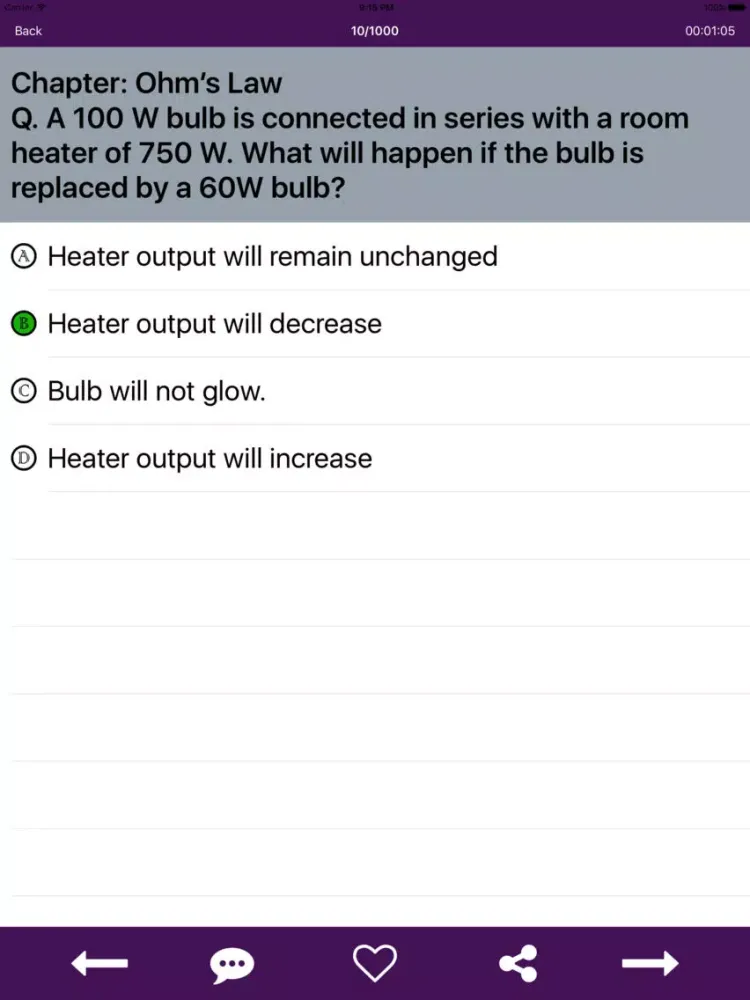 Zrzuty ekranu Electronics and Communication Quiz iPad