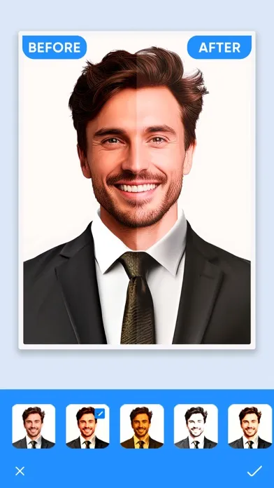 Passport photo maker - AI app Screenshots