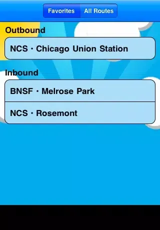 ภาพหน้าจอของ Metrack: Metra Rail Schedules