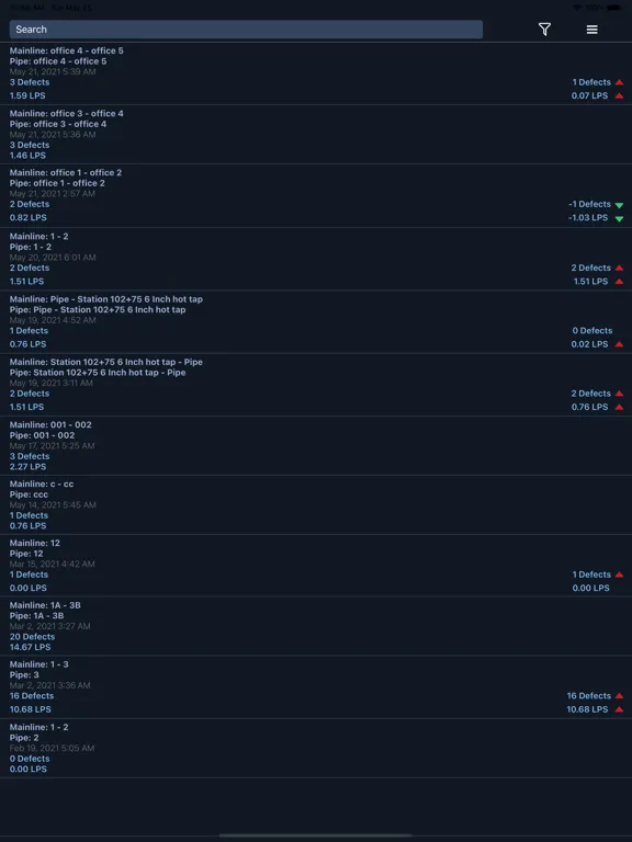 Скриншоты Electro Scan Reporting iPad 