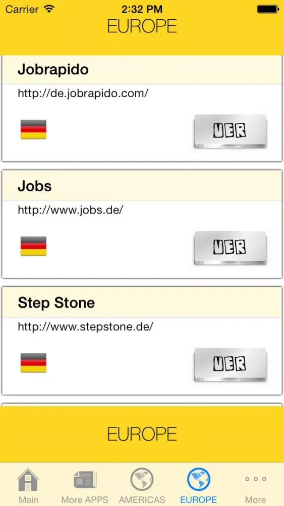 Job Search Engines List: Web Links スクリーンショット