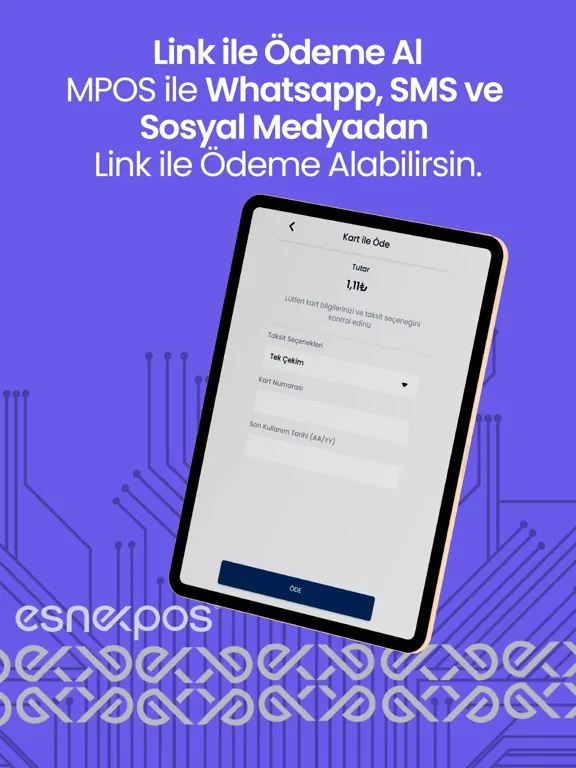 Esnek mPos iPad  Screenshots