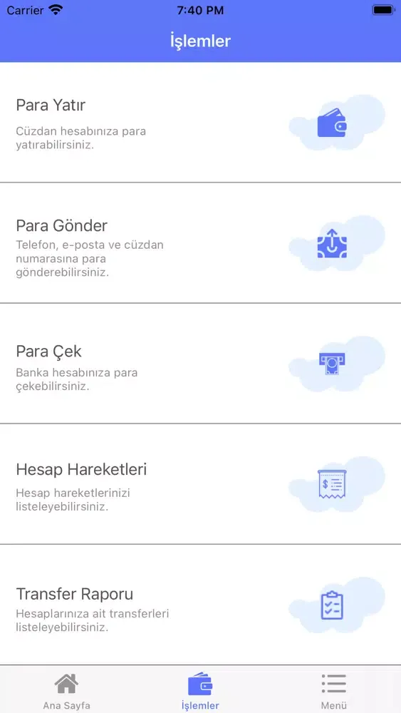 Elekse Cüzdan سکرین شاٹس