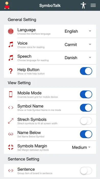 SymboTalk - AAC Talker স্ক্রিনশট