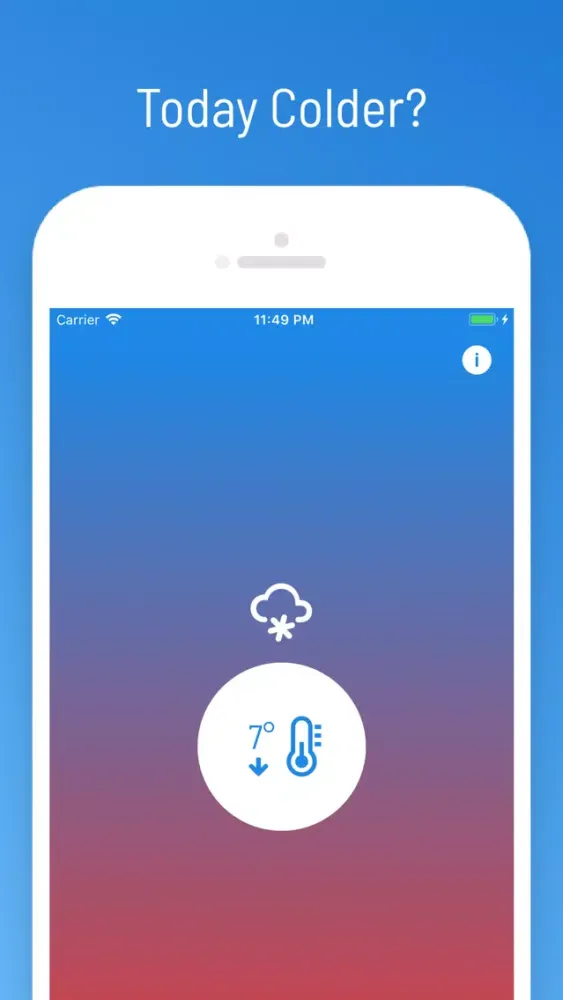 Ảnh chụp màn hình của Weathy - Relative Weather