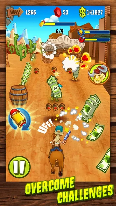 Capturas de tela do Shoot and Run: Western