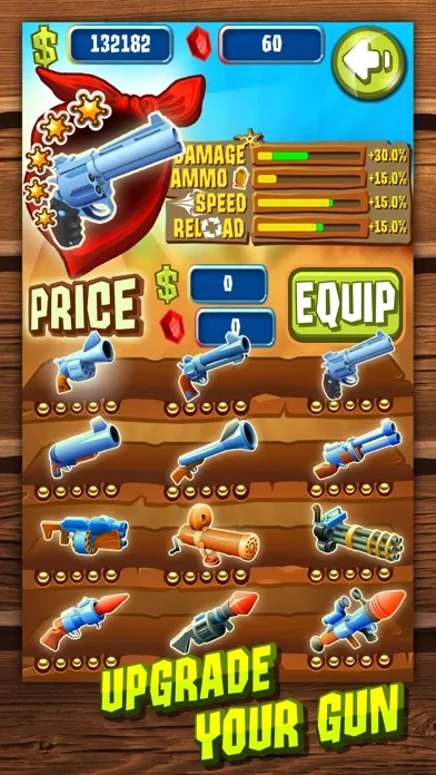 Capturas de tela do Shoot and Run: Western