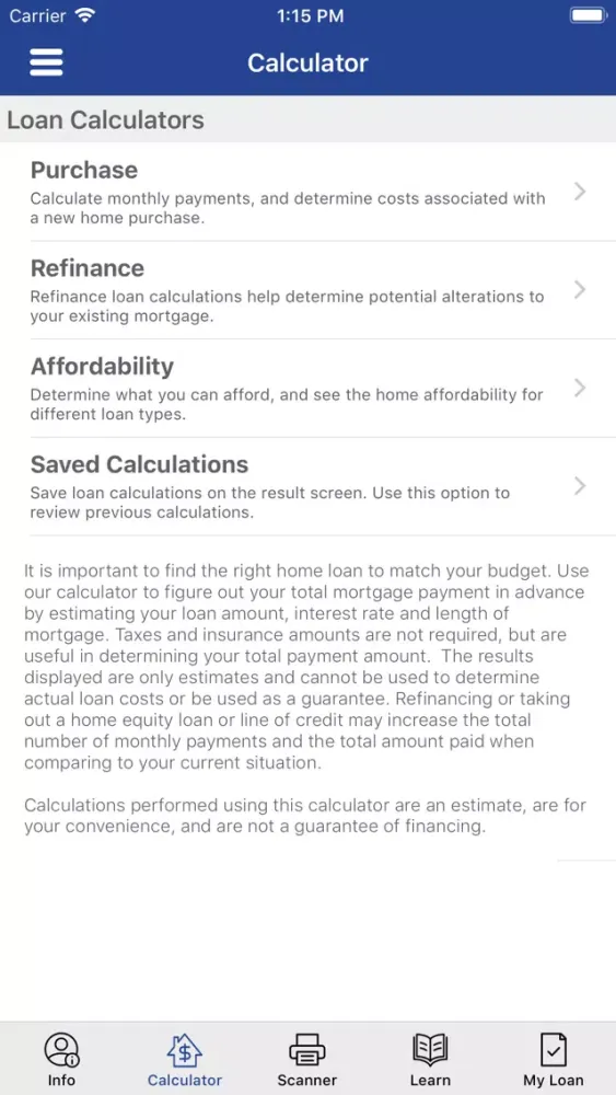 Element Funding Screenshots