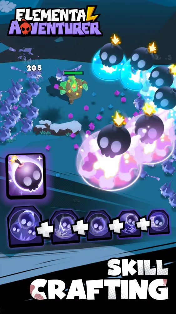 Tangkapan skrin Elemental Adventurer