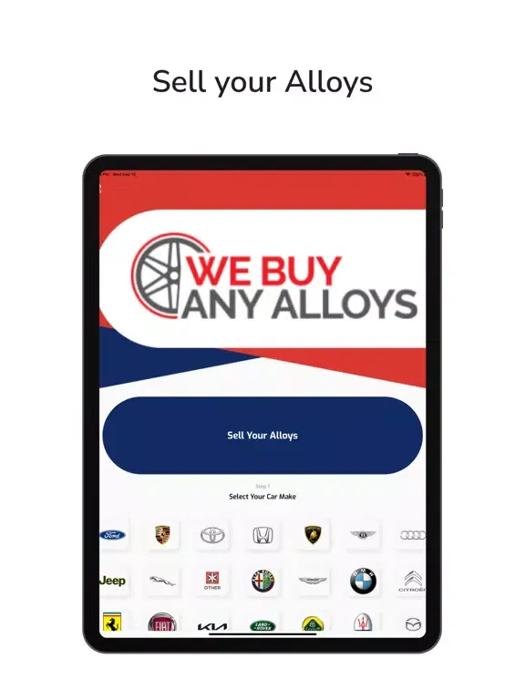 Tangkapan layar We Buy Any Alloys iPad 