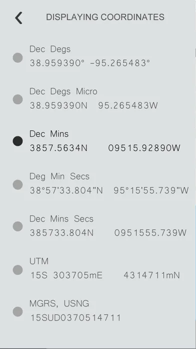 World GPS coordinates स्क्रीनशॉट