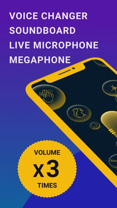 Captures d'écran de VOICE CHANGER, SOUNDBOARD