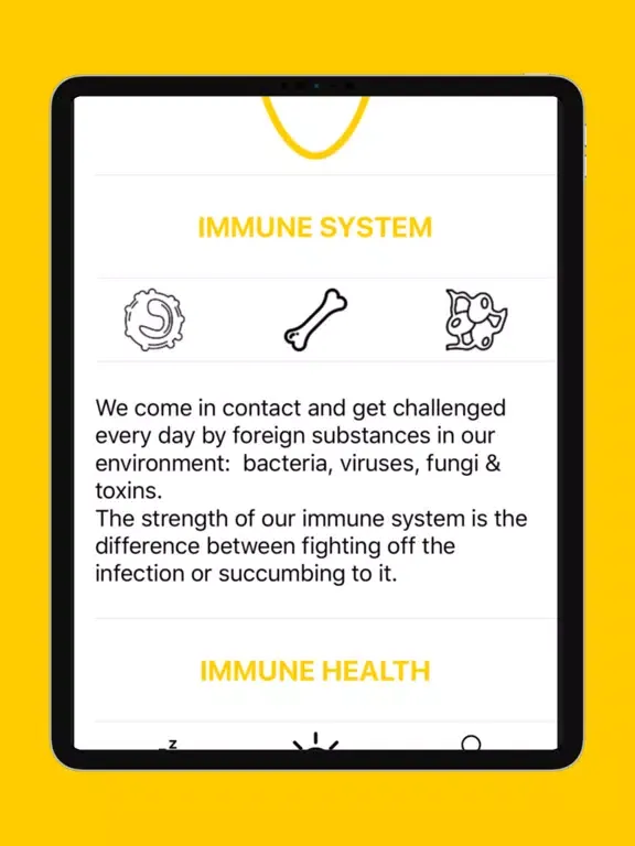 Immunity App iPad 應用截圖