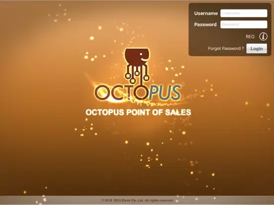 Capturas de tela do Octopus Register iPad 