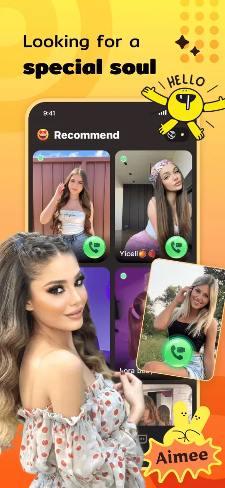 Capturas de tela do Aimee