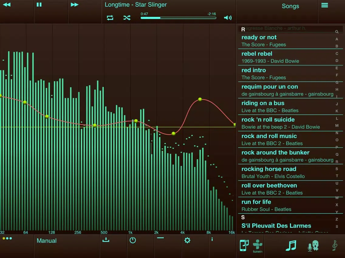 EQu - the quality equalizer iPad  Screenshots