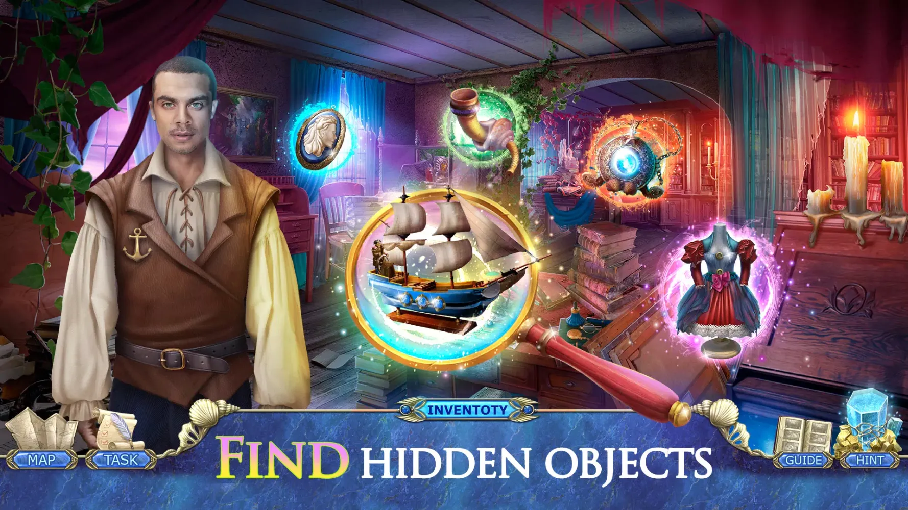 Cursed Fables: Hidden Objects Ekran Görüntüleri