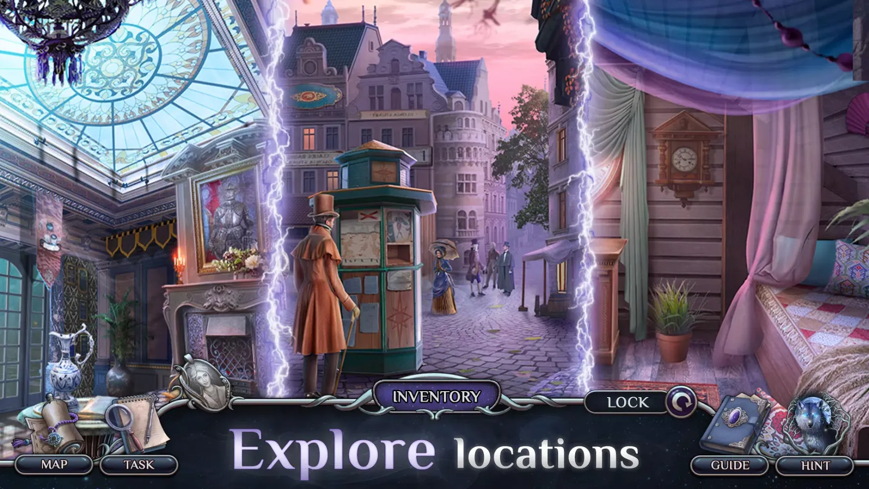 Tangkapan skrin Grim Tales 24: Hidden Objects
