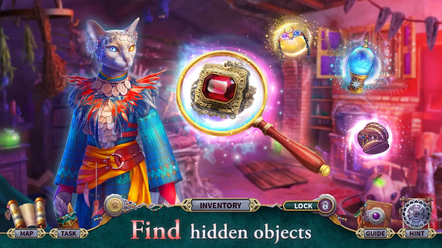 Knight Cats 3: Find Objects应用截图