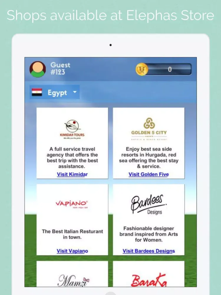 Elephas store iPad  Ekran Görüntüleri