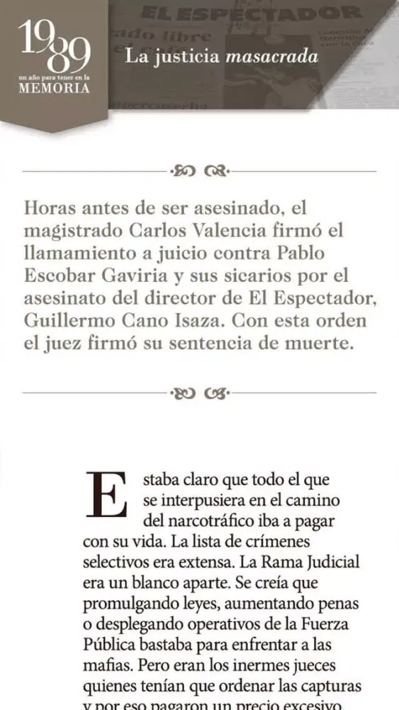 Editoriales El Espectador स्क्रीनशॉट