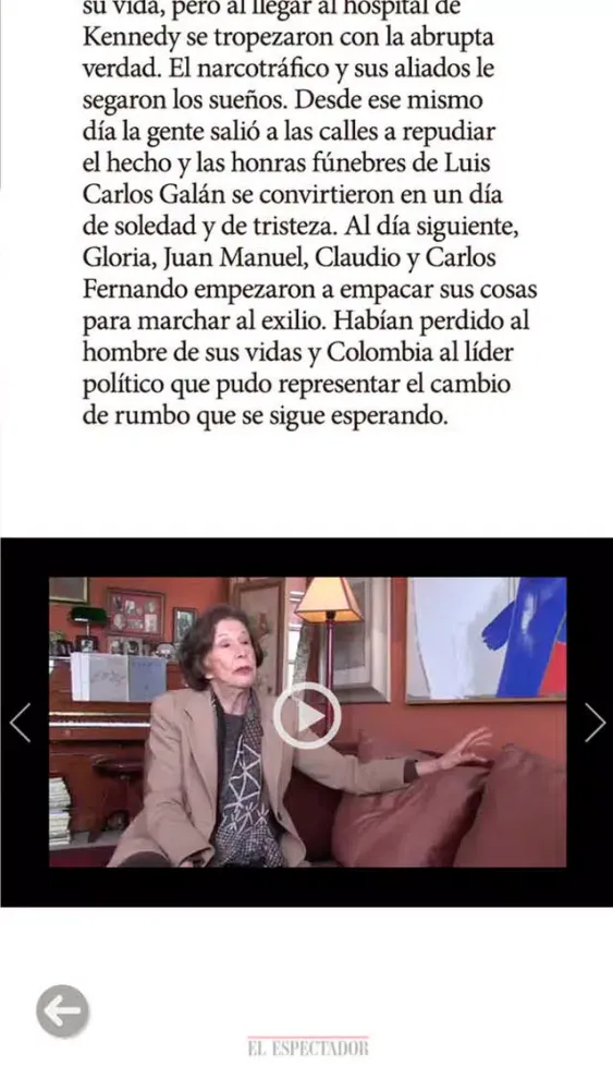Editoriales El Espectador स्क्रीनशॉट