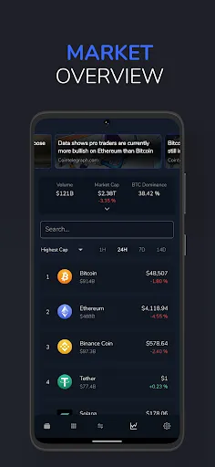 Vision: Bitcoin Crypto Wallet應用截圖