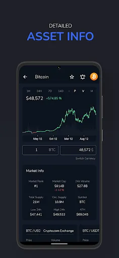 Vision: Bitcoin Crypto Wallet應用截圖