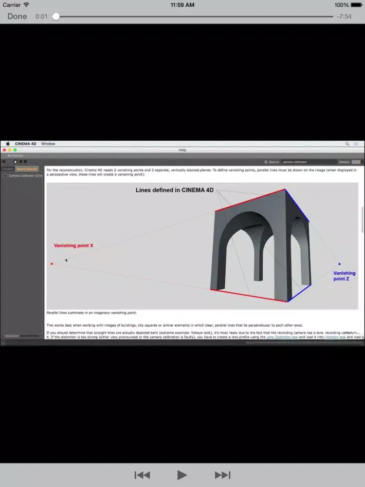 تصاویر LearnFor CINEMA4D R18 iPad 