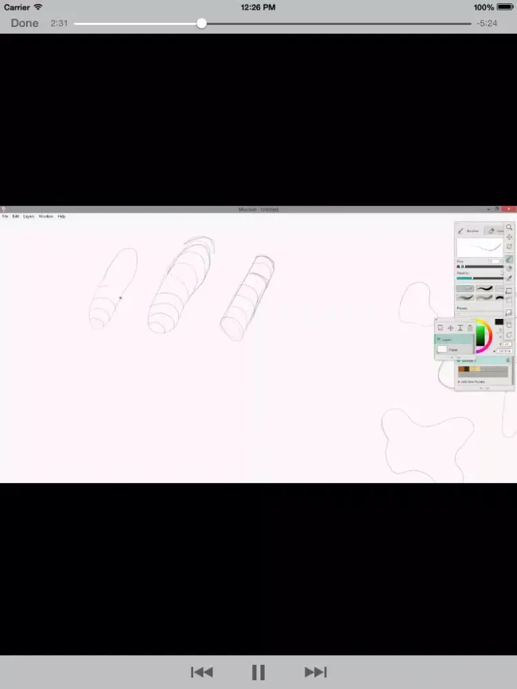 DigitalArtists iPad  スクリーンショット