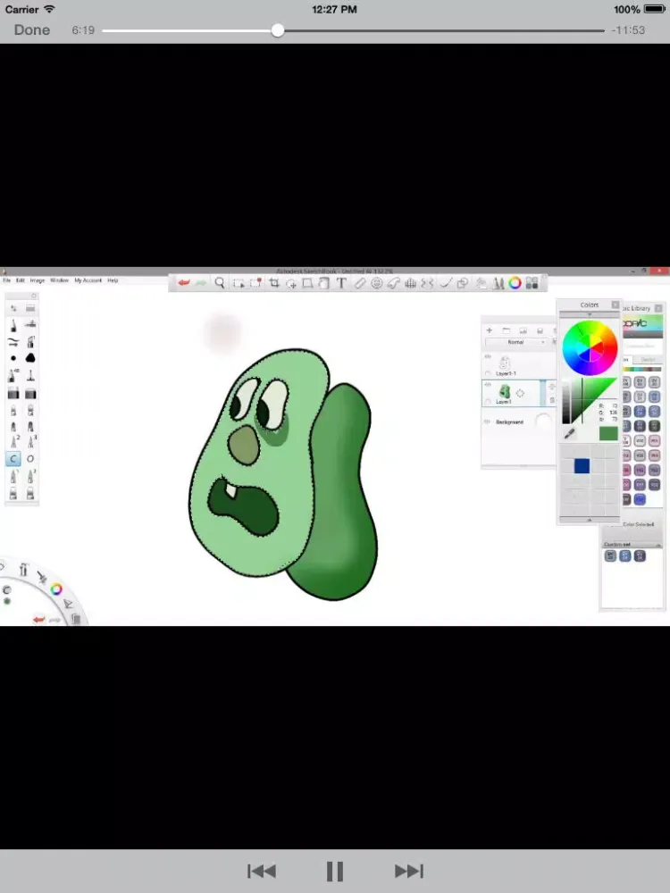 DigitalArtists iPad  スクリーンショット