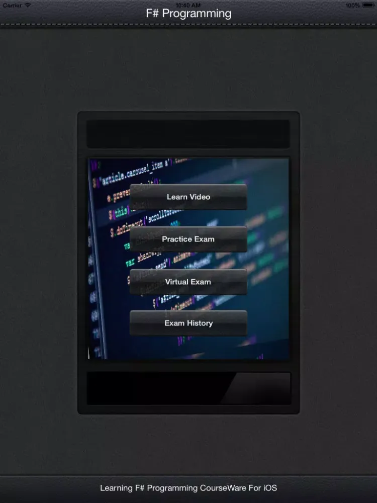 Capturas de pantalla de Learn F Programming iPad 