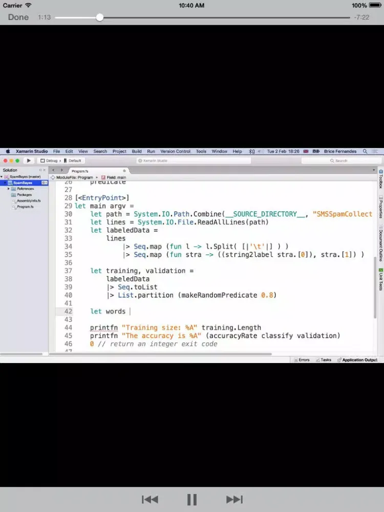 Capturas de pantalla de Learn F Programming iPad 