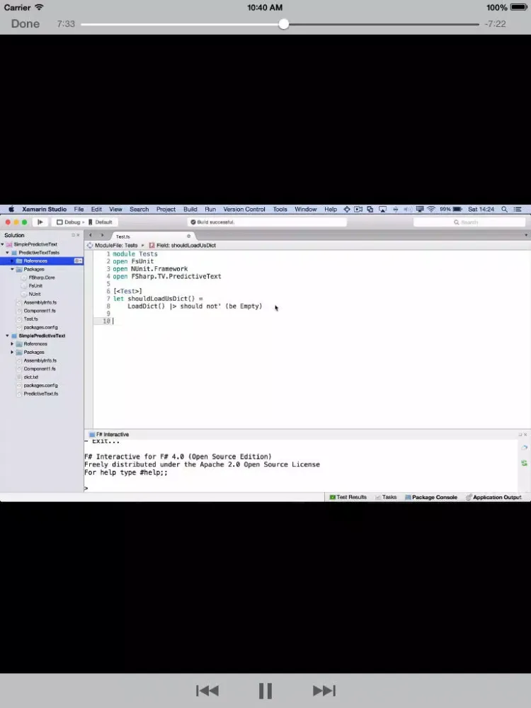 Capturas de pantalla de Learn F Programming iPad 
