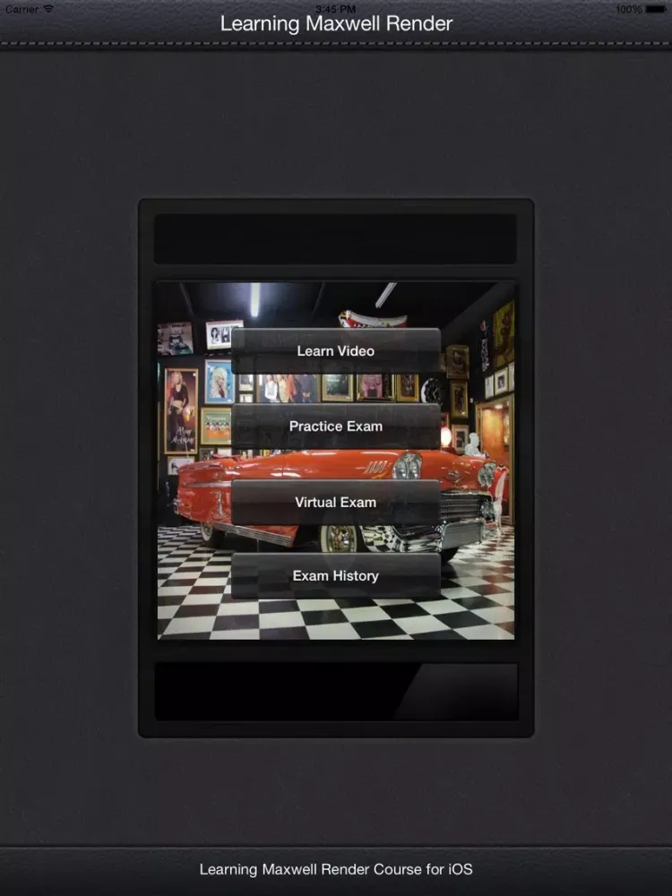 Ảnh chụp màn hình của LearnFor Maxwell Render iPad 