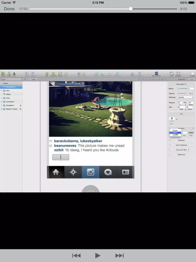 ภาพหน้าจอของ Mobile Design iPad 