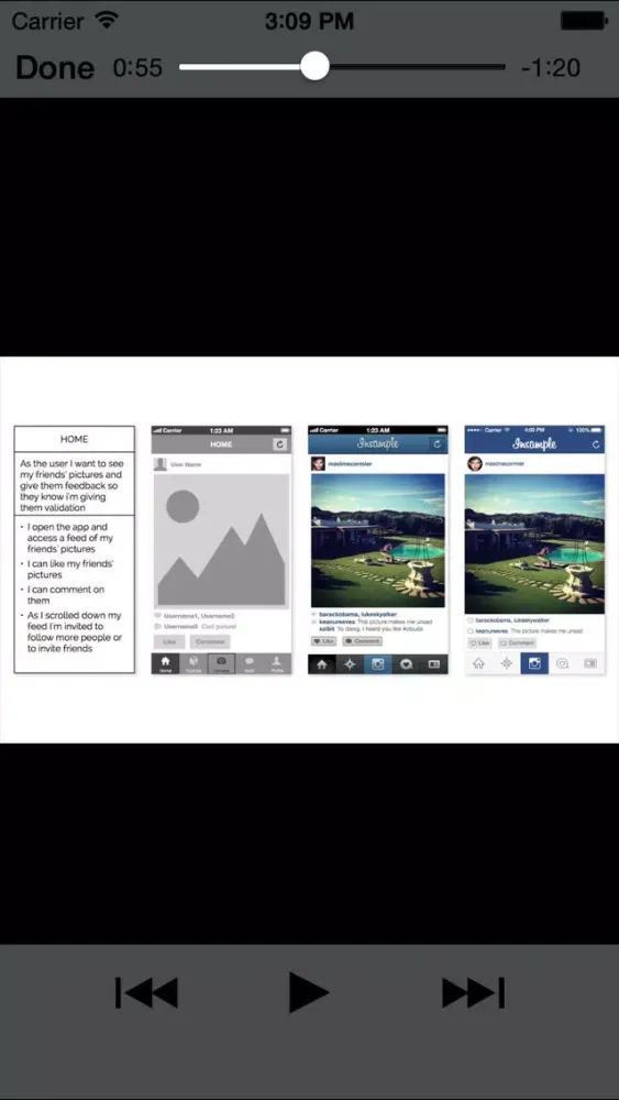 ภาพหน้าจอของ Mobile Design