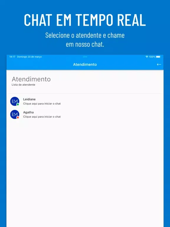 Tangkapan layar Eletrônica Multimarcas iPad 